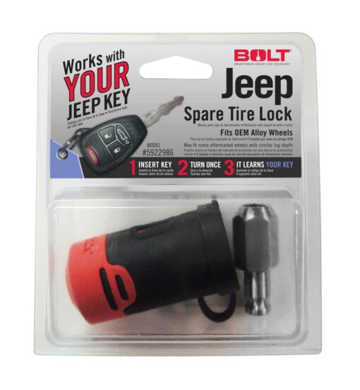 Bolt Jeep Spare Tire Lock 5922986-0