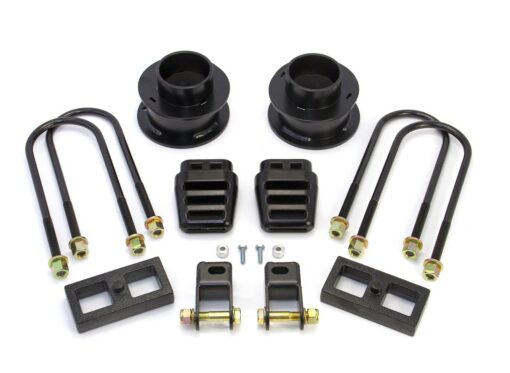 ReadyLIFT SST Lift Kit w/Shocks 3.0 in Front/1.0 in. Rear Lift Block And U-Bolts Bump Stops Shock Extensions -0