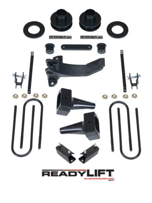 ReadyLIFT SST Lift Kit 2.5 in. Front/1-3 in. Rear Lift Allows Up To A 35 in. Tire Black Finish -0