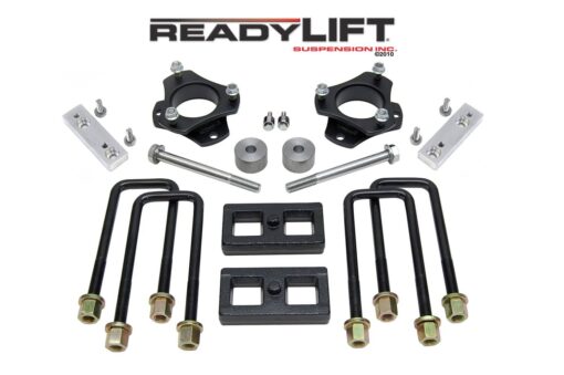 ReadyLIFT SST Lift Kit 3 in. Front/1 in. Rear Lift Differential Drop/Skid Plate Spacers/Sway Bar Drop Brackets TRD/SR5/Rock Warrior -0