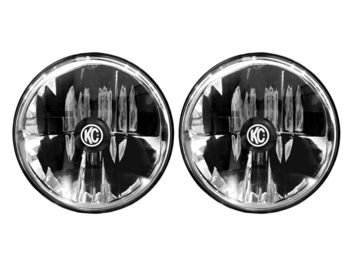 KC HiLites 7" Gravity LED PRO 40W Driving Headlights Pair - Jeep JL/JT - 42361 gravity 7in headlight pairpack 2
