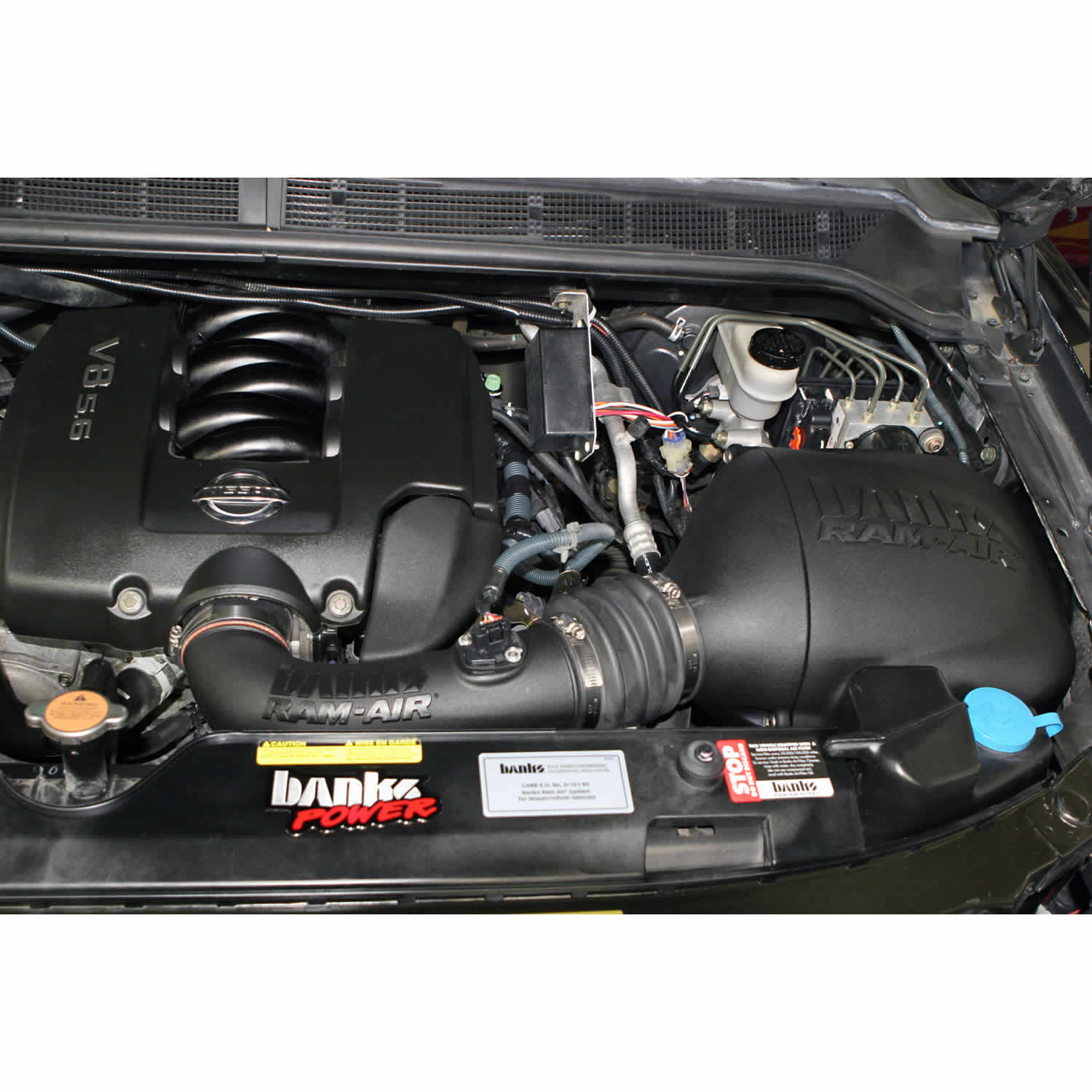 Banks Ram-Air Cold-Air Intake System Dry Filter 04-14 Nissan 5.6L Titan -  Crossed Industries