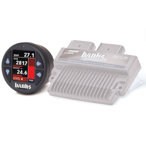 Banks Six-Gun Diesel Tuner with Banks iDash 1.8 Super Gauge for use with 2008-2010 Ford 6.4L - 61422 BKQC
