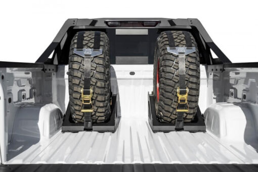 Addictive Desert Designs Universal Tire Carrier - Pickup truck in bed universal tire carrier