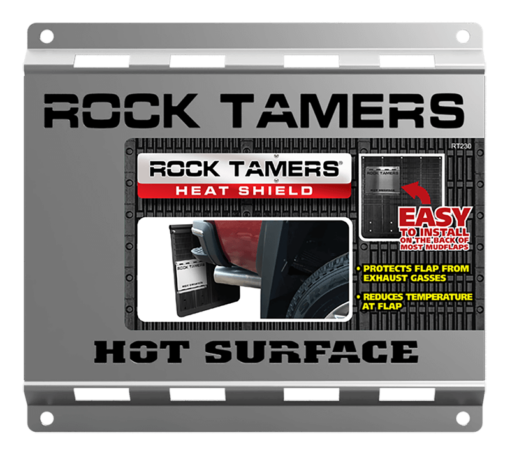 Rock Tamers Heat Shield - RT230 rock tamers heat shield inpack n