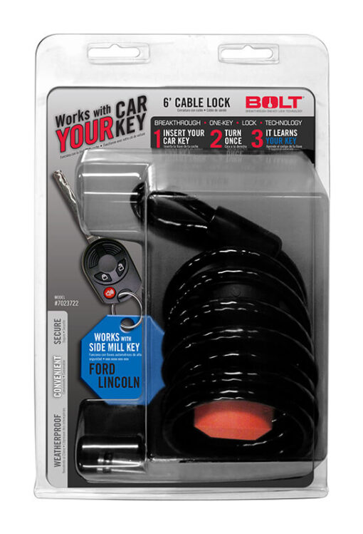 BOLT 6' Cable Lock Ford Side Cut - 7023722