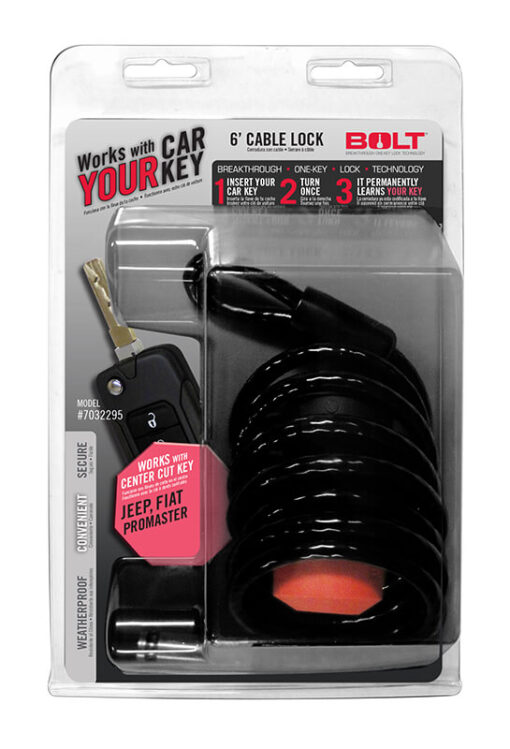 BOLT 6' Cable Lock Jeep Center Cut - 7032295