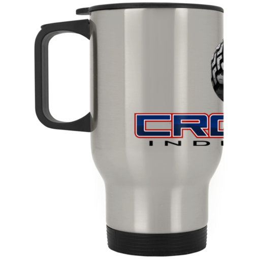 Crossed Industries Military Silver Stainless Travel Mug - redirect02112022140235